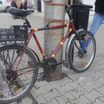 Un biciclist a accidentat un pieton și a părăsit locul evenimentului