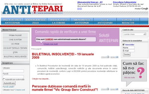 Teparii dati in vileag pe un site de specialitate