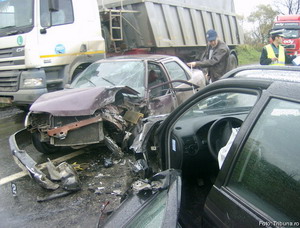 România,  primul loc in crestere accidentelor mortale