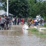 Saucesti dupa inundatii – Primarul a plecat in concediu!