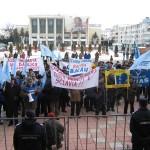 Noi proteste la Bacau impotriva noului Cod al muncii