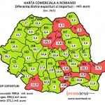 Harta comerciala a Romaniei