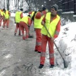 Detinutii Penitenciarului Bacau, scosi la deszapezire