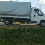 Tg. Trotuș: Pieton accidentat de prelata unei remorci