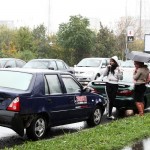 Bacău: Carambol auto pe Bulevardul Unirii