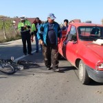 Biciclist accidentat grav din cauza neatenţiei