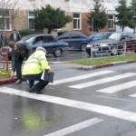 A acroşat o persoană pe trecerea pentru pietoni iar apoi a părăsit locul faptei