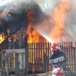 Incendiu anexă în comuna Măgura