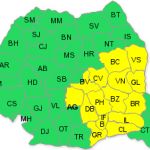 Cod galben de furtuni începând cu ora 22.00